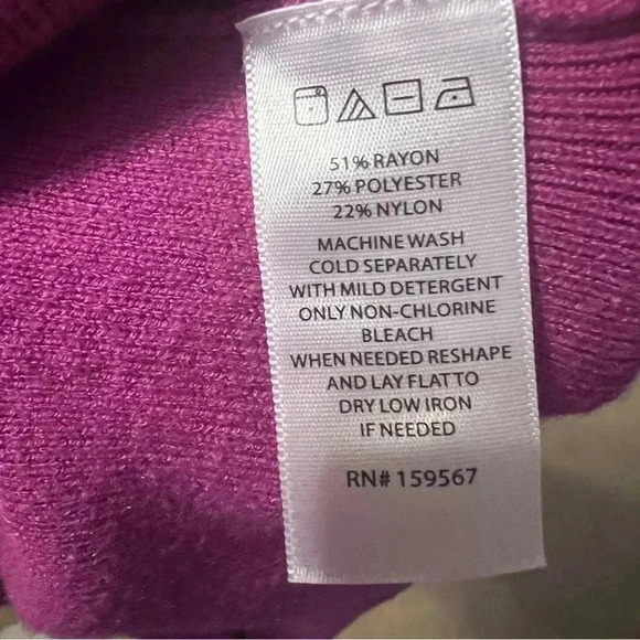 Wind and Willow Knit Midi Purple Bodycon Tank Dress Size Medium - Picture 6 of 6